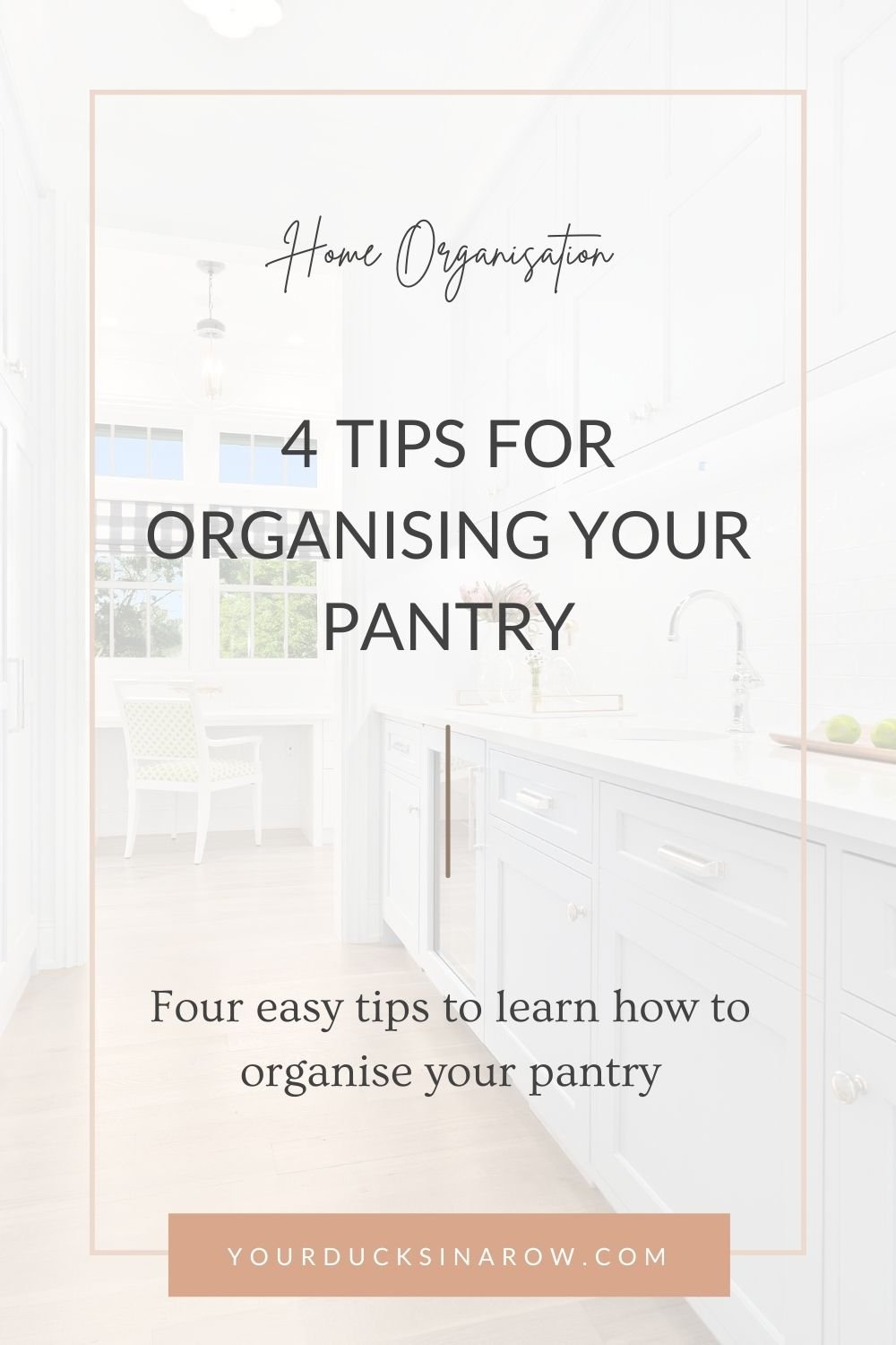 4 Tips for Organising Your Pantry