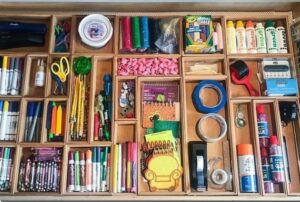 storing in drawers