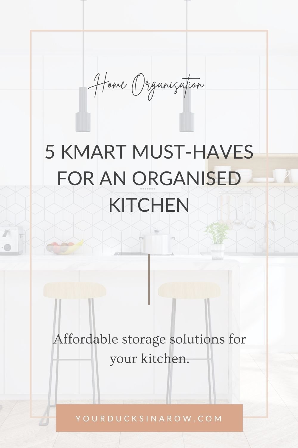 Kmart must-haves for an organised kitchen