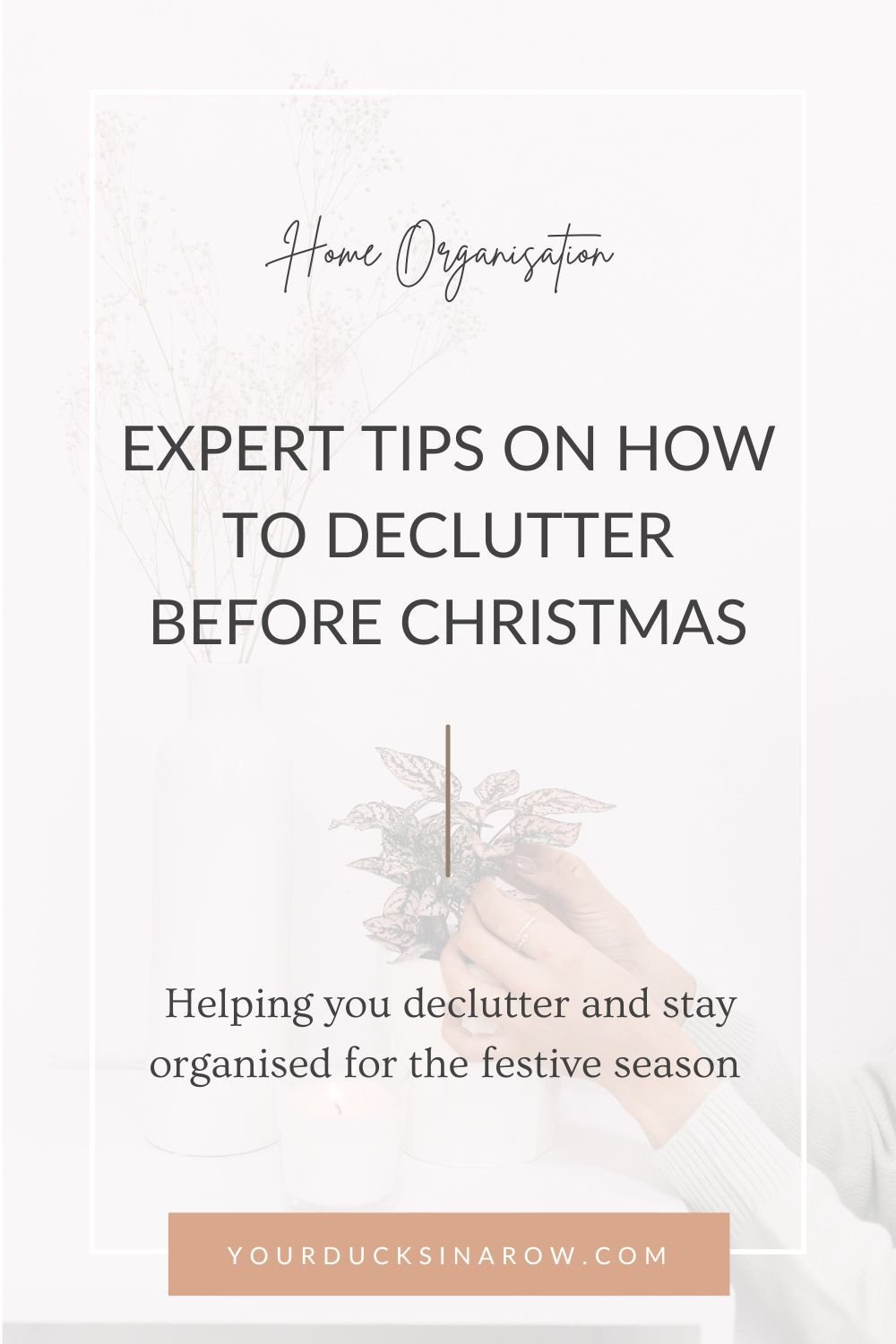Expert tips on how to declutter before Christmas