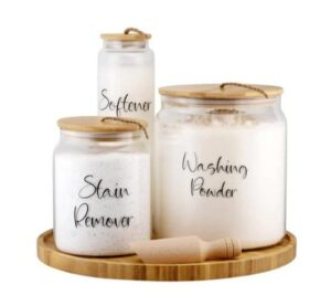 Clear Glass Jars for Detergents