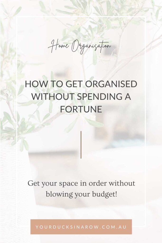 Melbourne home organiser